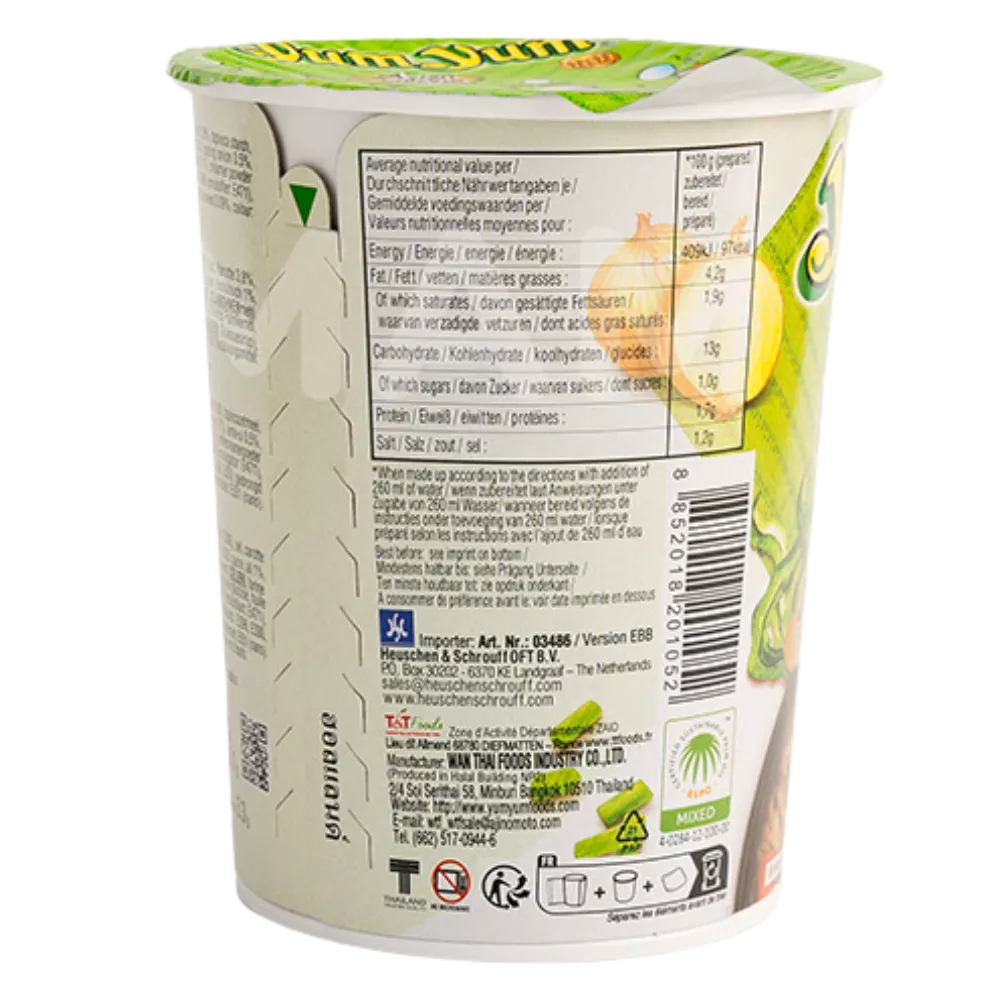 YUM YUM Instant Nudeln Gemüse Cup 70G