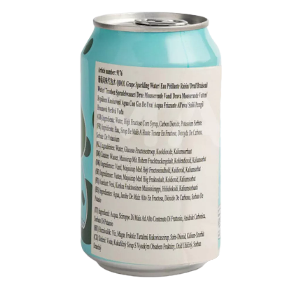 QDOL Grape Sparkling Water Enton/Bisasam