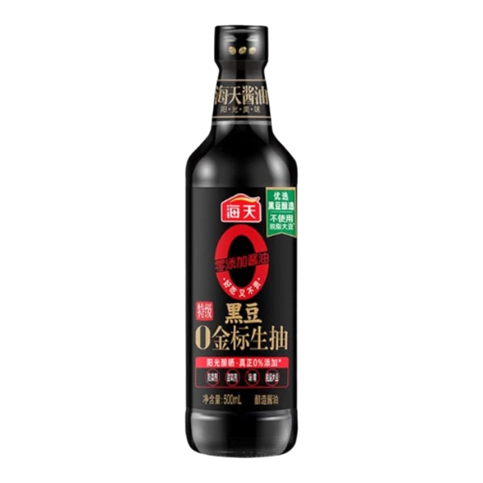 HT GOLDEN LABEL Light Sojasauce Black Bean 0 500ML