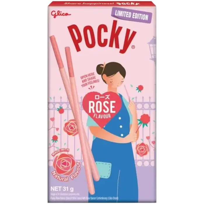 POCKY Biskuit Sticks Rose 31G