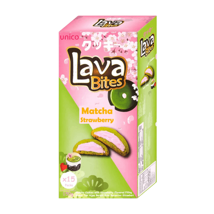 MY Lava Bites Cookies Matcha Erdbeer 200G