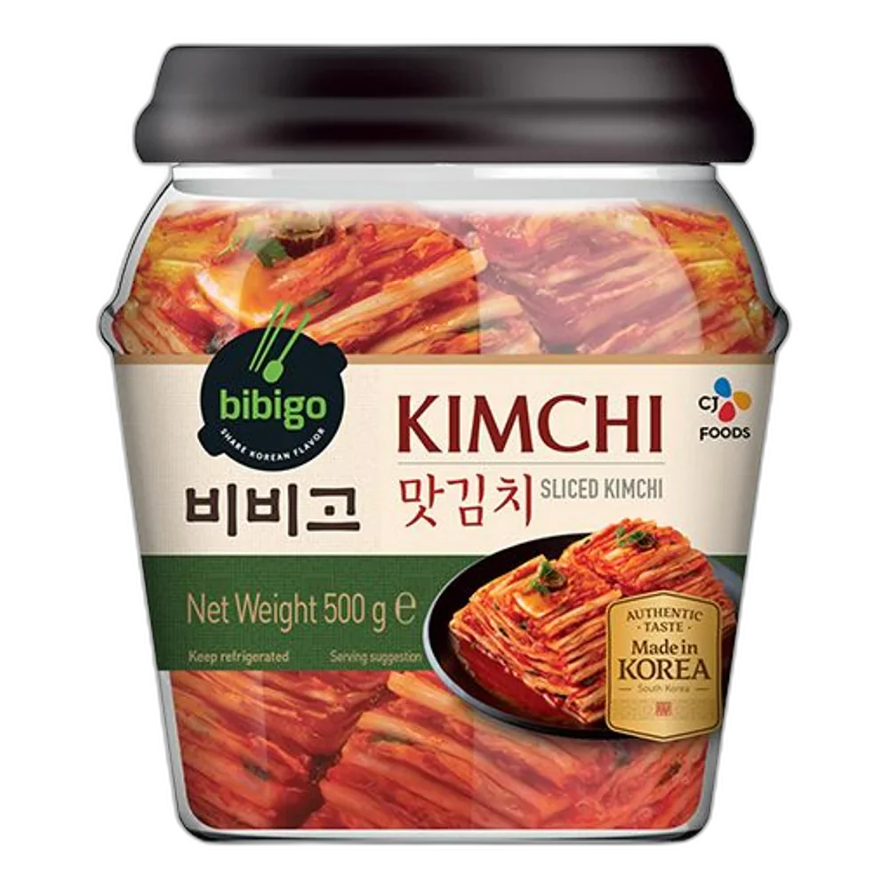 BIBIGO Kimchi Mat Geschnitten PET 500G