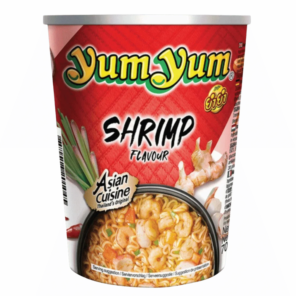 YUM YUM Instant Nudeln Garnelen Cup 70G