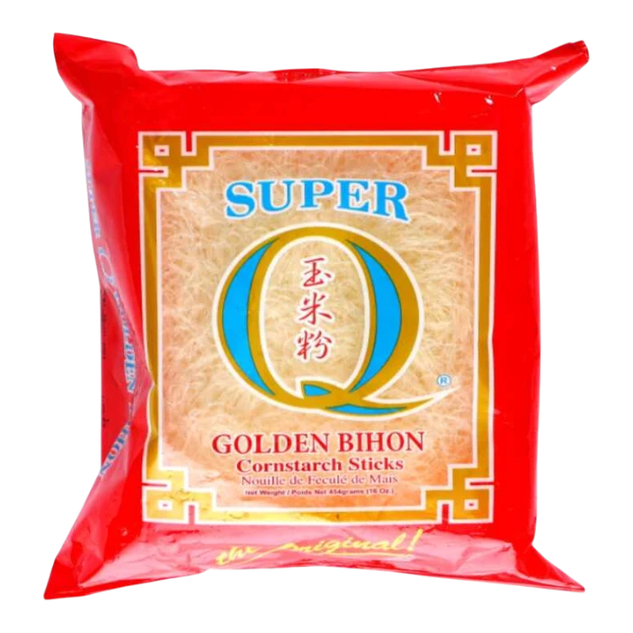 SUPER Q Bihon Mais-Fadennudeln 454G