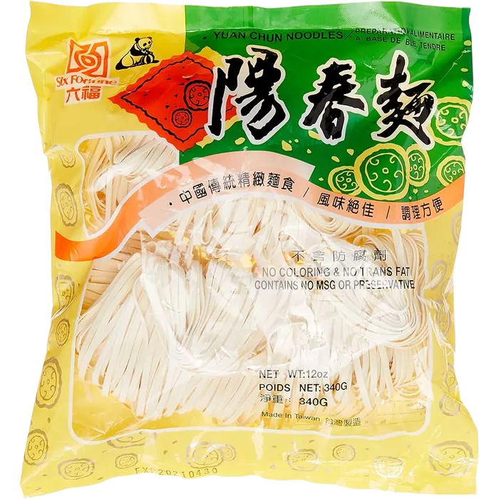 SIX FORTUNE Young Chun Nudeln Original 340G Asiatische Weizennudeln