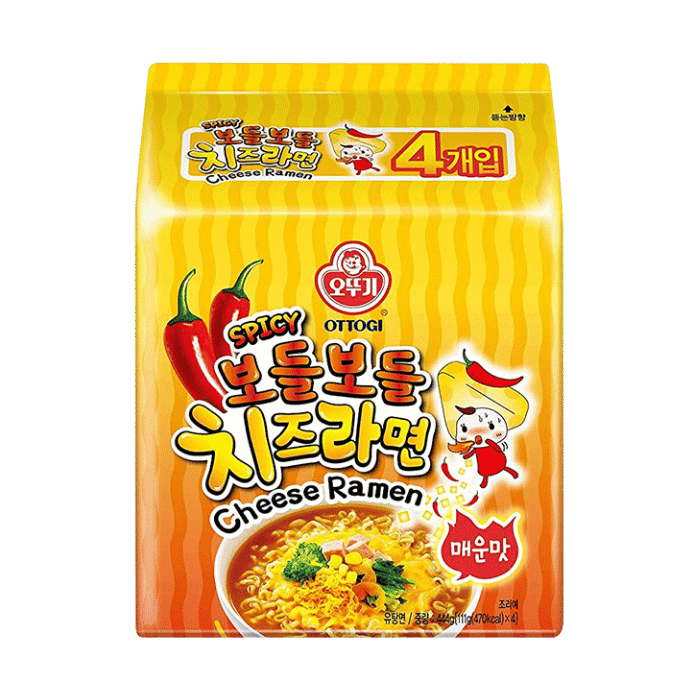 OTTOGI Cheese Ramen Spicy Multipack 4x111G
