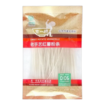 JING YI GEN Süßkartoffel- Nudel Breit 200G