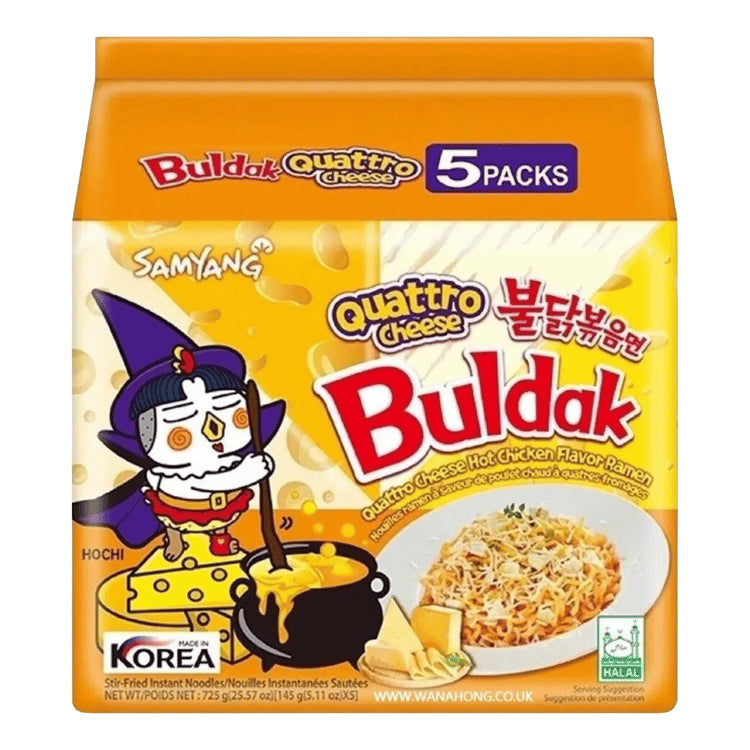 SAMYANG Buldak Ramen Quattro Cheese 5x145G