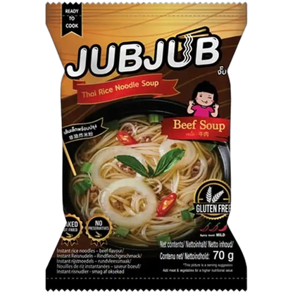 JUBJUB Inst. Reisnudeln Rindsuppe 70G