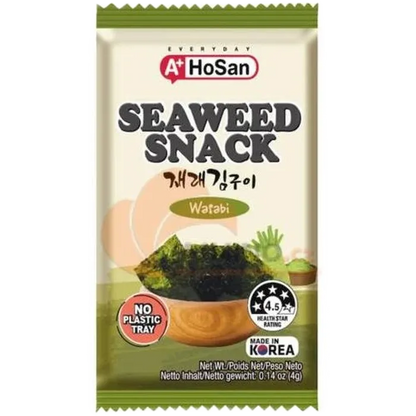 A+ HoSan Seaweed Snack Wasabi 4G