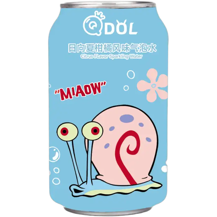 QDOL Spongebob Sparkling Drink Citrus Flav. 330ML