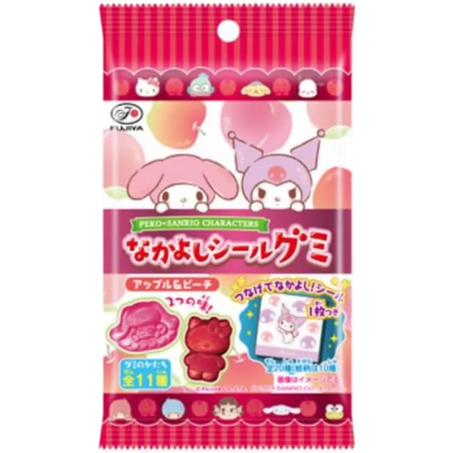 FUJIYA Peko x Sanrio Nakayoshi Seal Gummy 19G