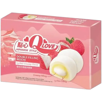 QLOVE Mochi Lychee Double Filling 180G