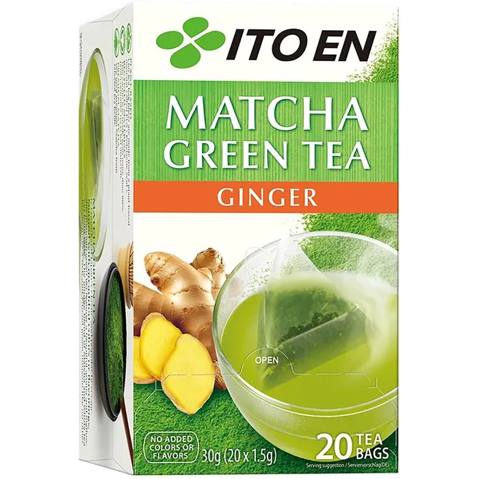 ITO EN Matcha Grüner Tee Ingwer Teebeutel 30G