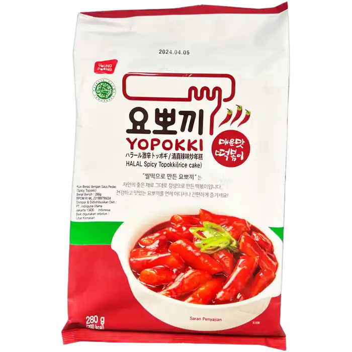 YOUNGPOONG Yopokki 240G Halal Spicy Pouch