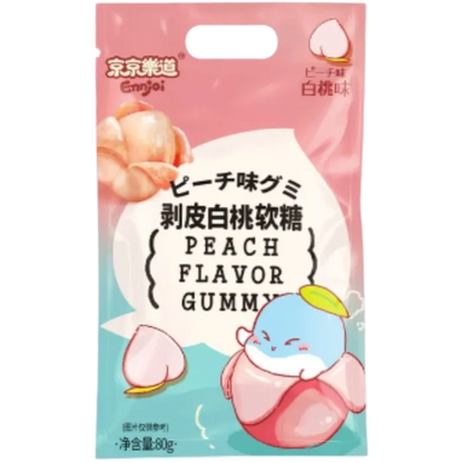 ENNJOI Peeling Gummy Candy White Peach 80G