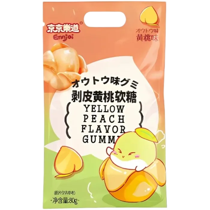 ENNJOI Peeling Gummy Candy Yellow Peach 80G