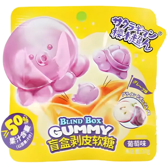 Ying Peelable Gummy Blind Box Grape 30G – Trauben-Geleebonbons