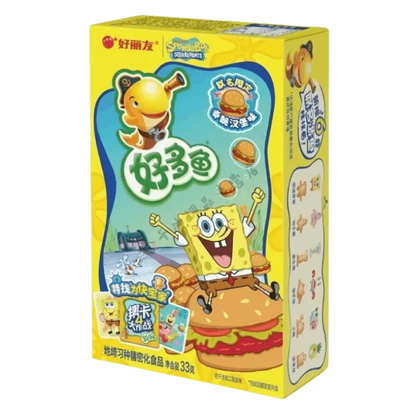 ORION Spongbob Snack mit Burger geschmack 33g