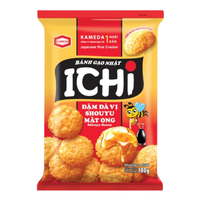ICHI Reiskräcker Shoyu Mit Honig 100g