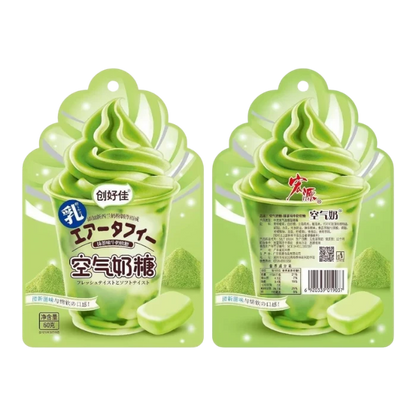 HY Matcha Airy Milk Candy 60g