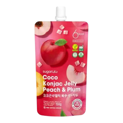 SUGARLOLO Coco Konjac Jelly Peach&Plum 150g