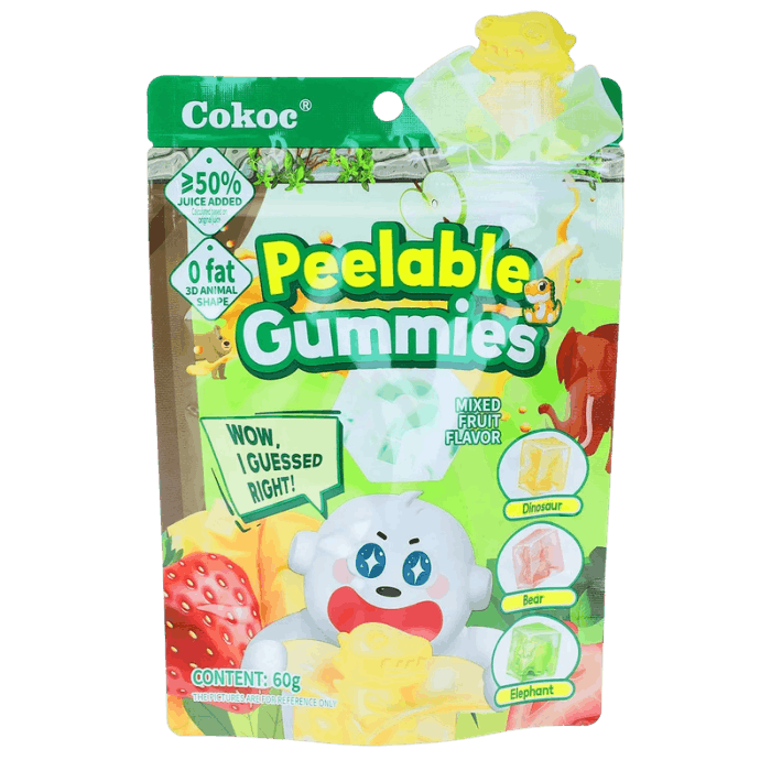 CN Cokoc Peelable Gummies Mixed Fruit Hallow.60g