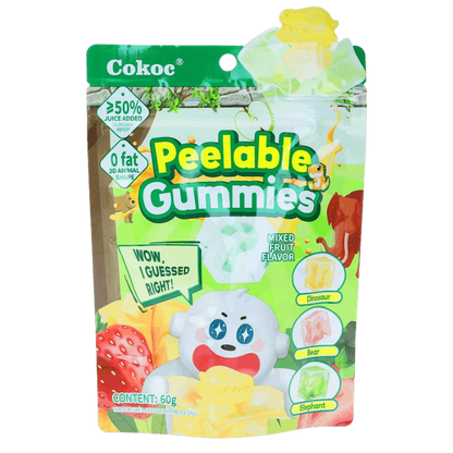 CN Cokoc Peelable Gummies Mixed Fruit Hallow.60g
