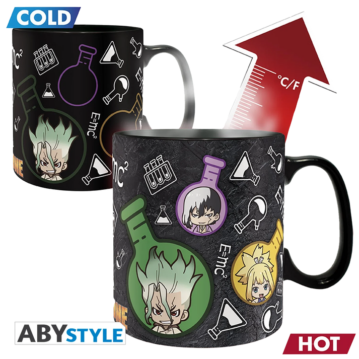 DR STONE Heat Change Mug Group Formula 460ml