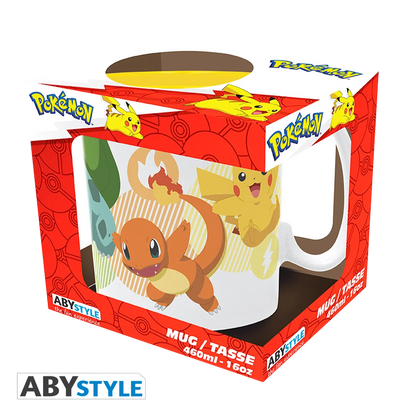 POKEMON Mug 460ML Pikachu & Starters