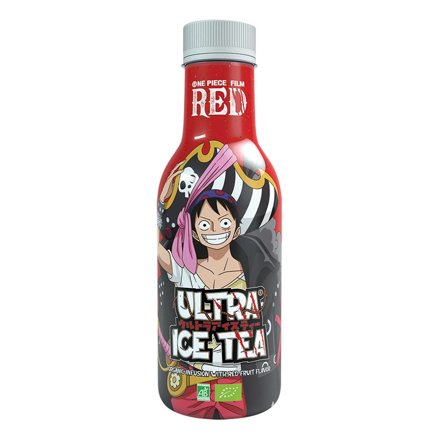 ULTRA ICE TEA BIO One Piece RED Luffy 500ML