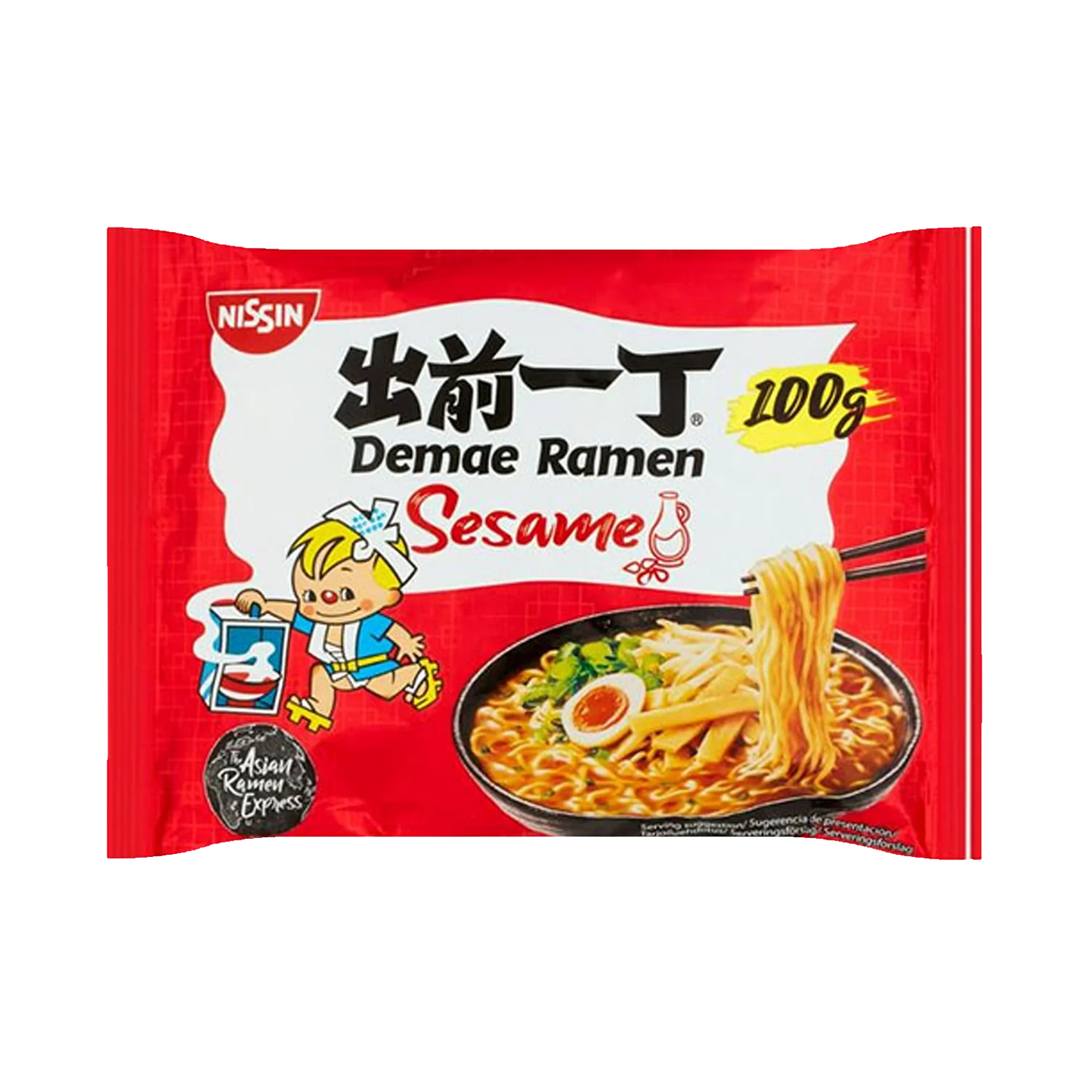 NISSIN Demae Ramen Sesame Oil Flavor 100G
