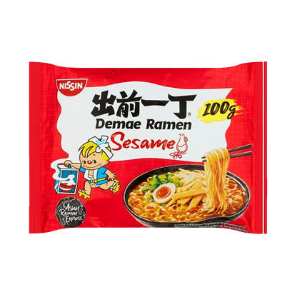 NISSIN Demae Ramen Sesame Oil Flavor 100G