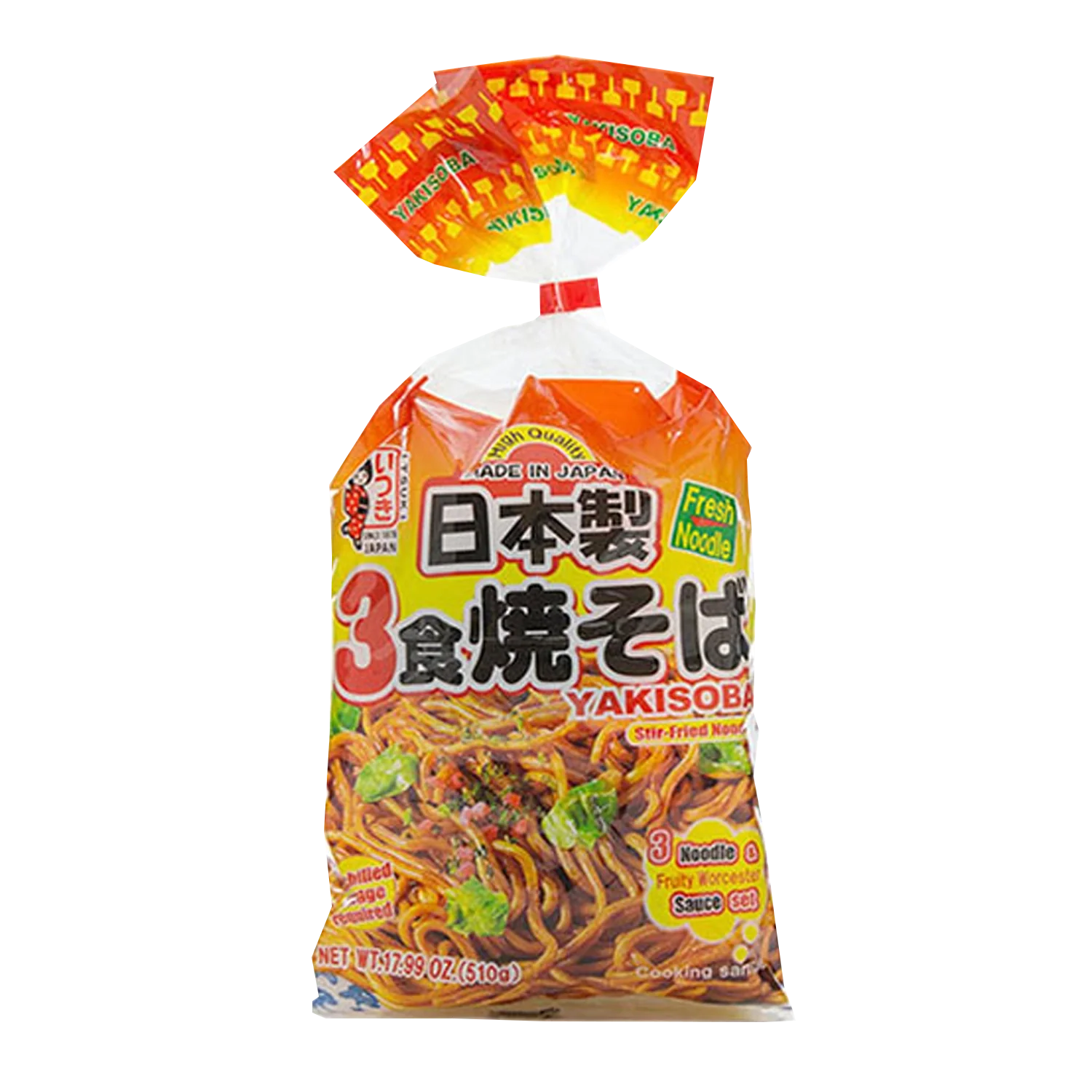 ITSUKI Yaki Soba Nudeln mit Sauce 510G