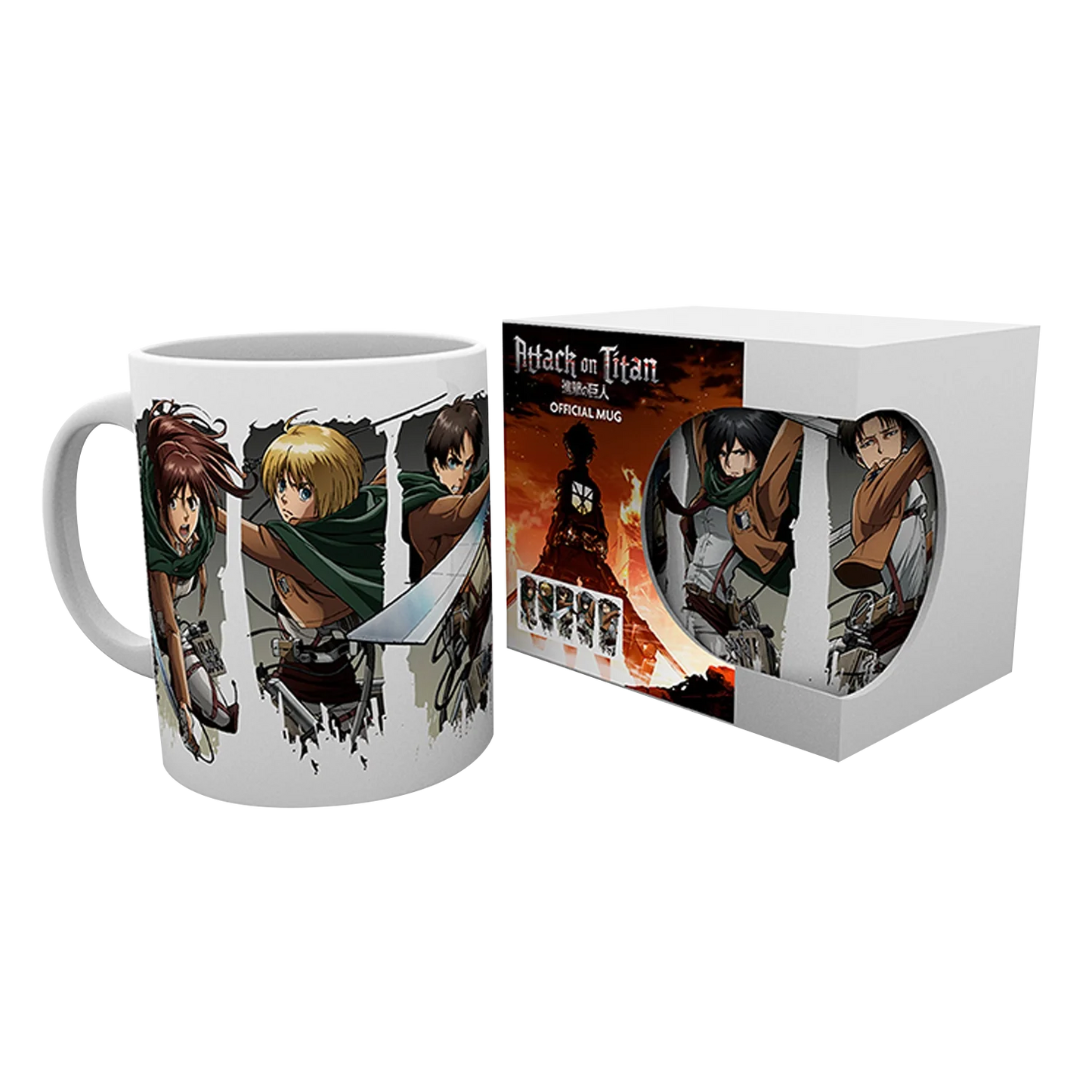 ATTACK ON TITAN Mug 320ml Characters Montage