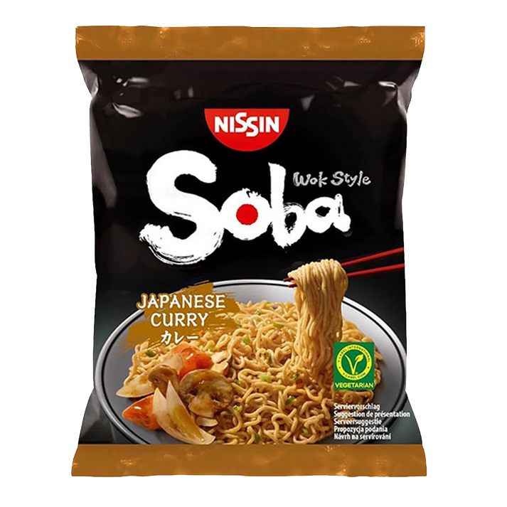 NISSIN Noodle Bag Soba Japanese Curry  110G