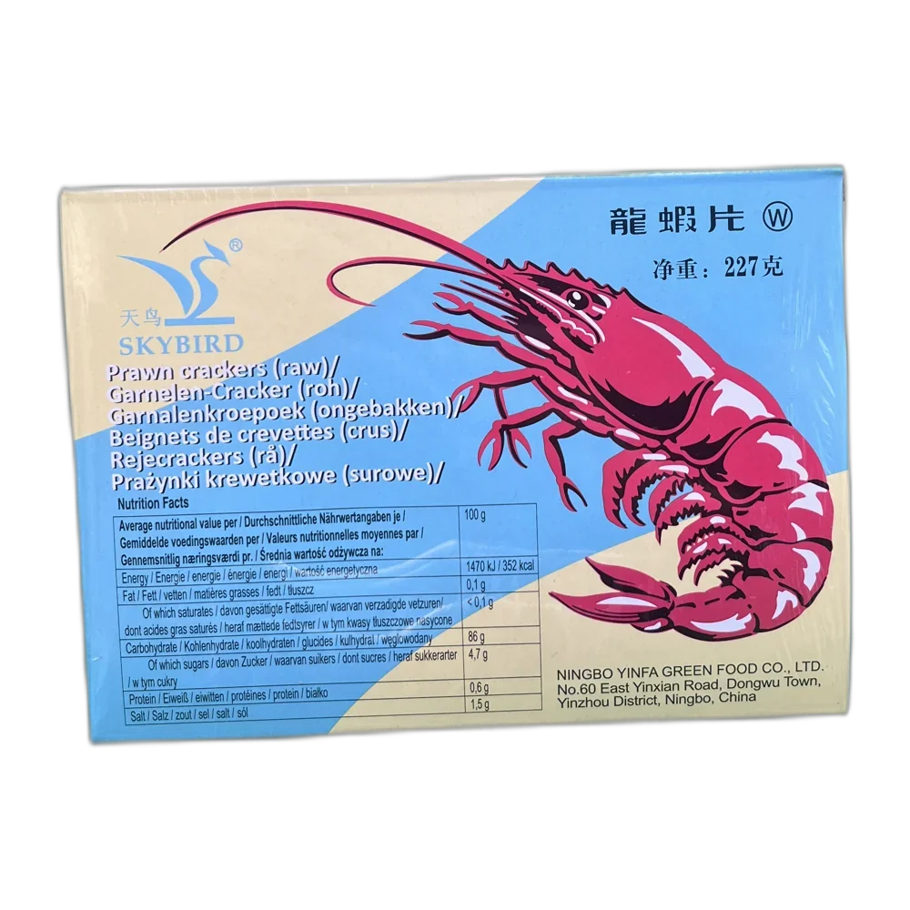SKYBIRD Garnelenchips roh 227G