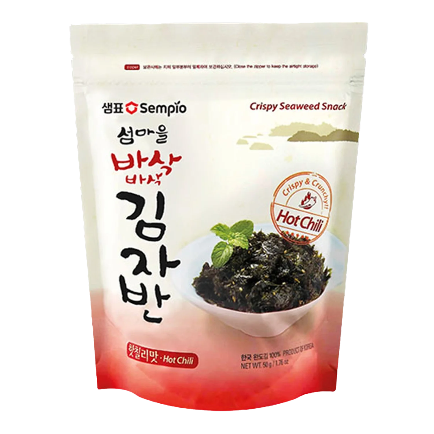 SEMPIO Seealgensnack Hot Chili Gim Jaban 50G