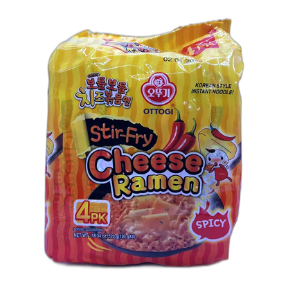 OTTOGI Cheese Ramen Stir- Fry Spicy Multipk. 4x130G