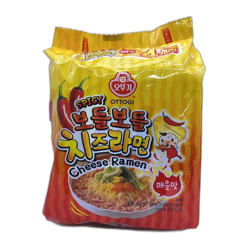 OTTOGI Cheese Ramen Spicy Multipack 4x111G