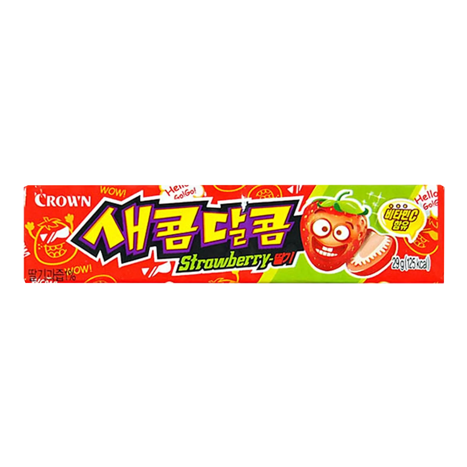 CROWN Kaubonbon Erdbeere 29G