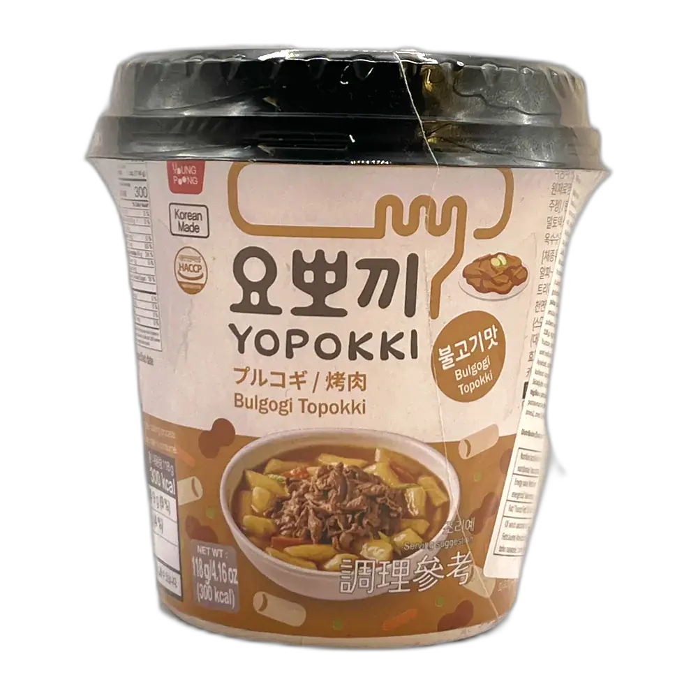 YOPOKKI Ricecake Cup Bulgogi 120G