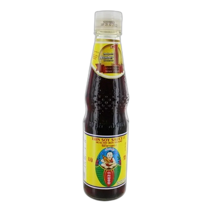 HEALTHY BOY Helle Sojasauce 300ML – Thai Würzsauce für gebratenen Reis & Pad Thai