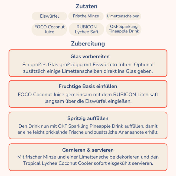 FOCO Coconut Juice Bundle (6 Stück)